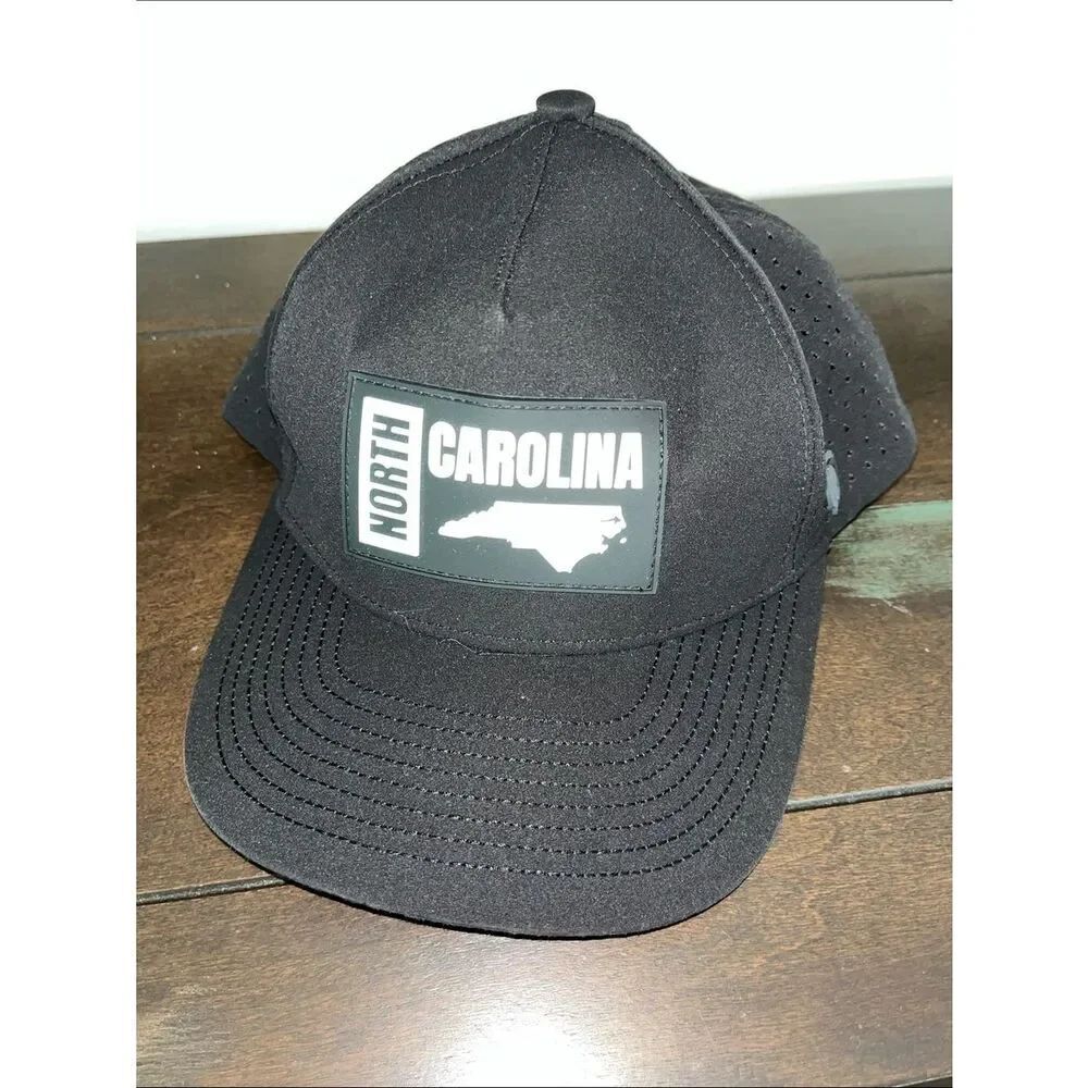 Black North Carolina State Sage Trucker Marathon Running Adjustable cap hat used